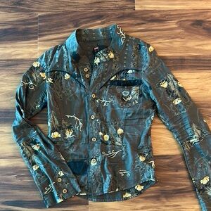 Floral Button-Up Shirt